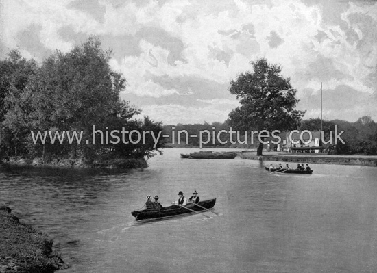 Connaught Waters, Epping Forset, Essex. c.1890's